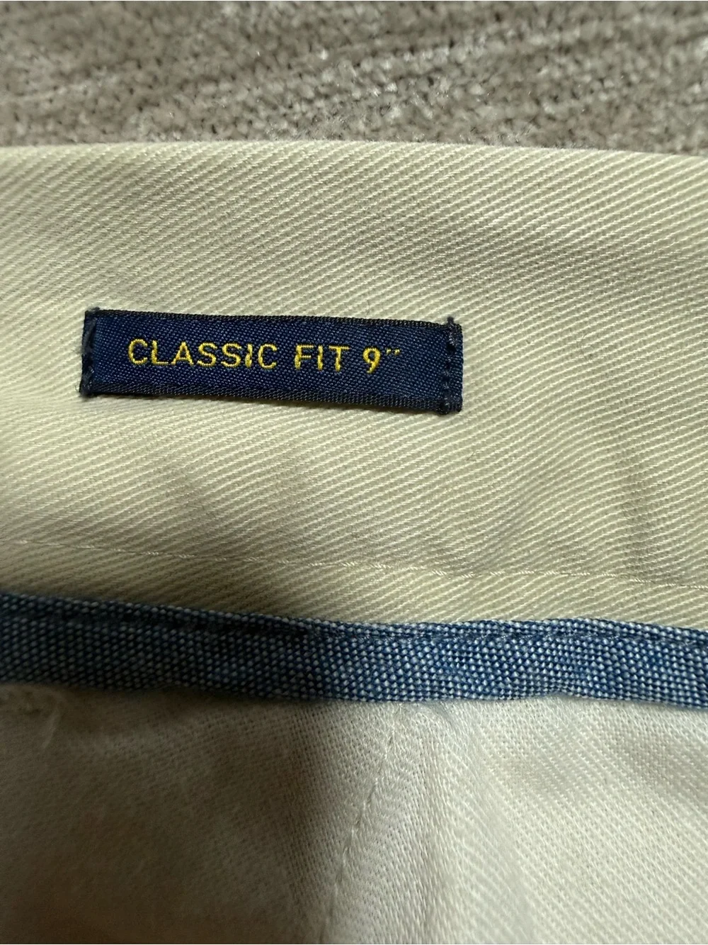 Polo Ralph Lauren Classic Fit 9” Chino Shorts Men’s 40 Beige Khaki Cotton